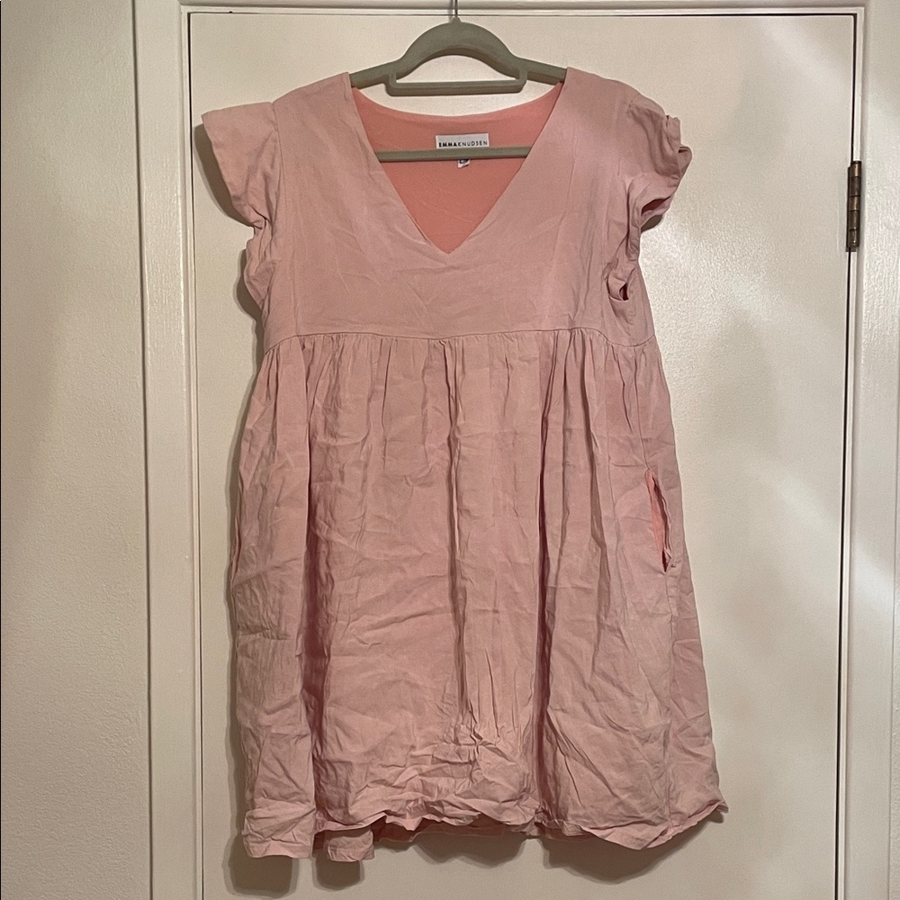 Elegant Pink Mini Dress